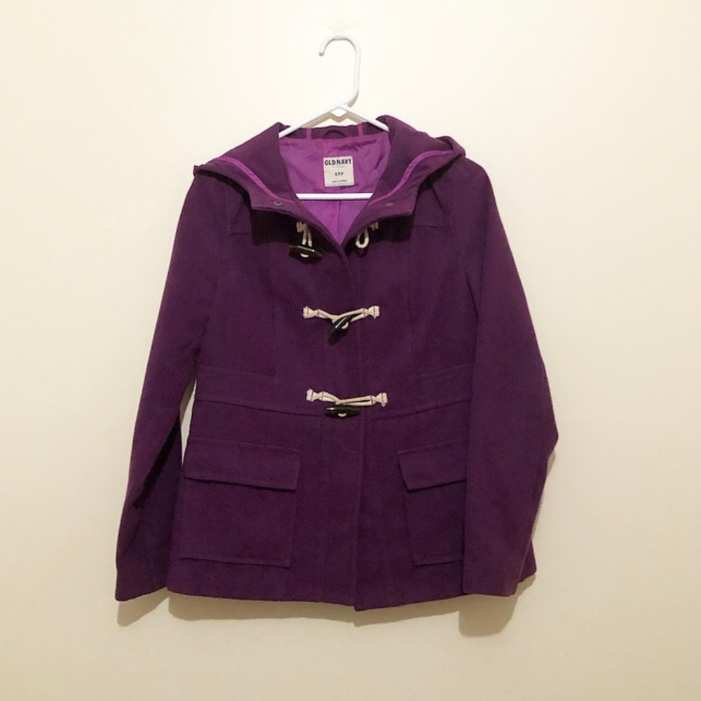 Old Navy Purple Pea Coat
